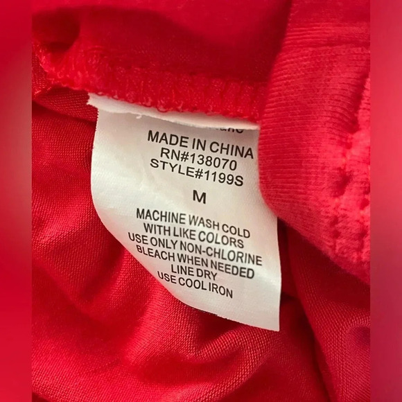 ❤️ LA CLASS Stunning Red Dress Medium - Picture 6 of 6